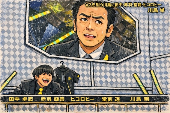 第29回 IPPONグランプリ !! アンガールズ田中さんの面白ろ表情。